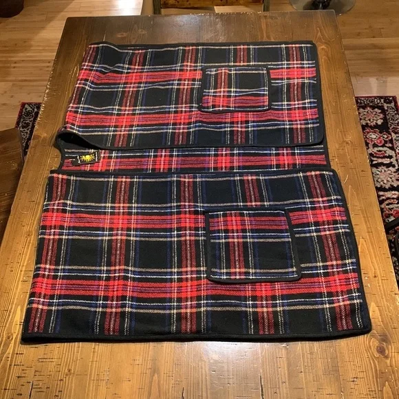 JAMES PAUL PLAID PONCHO NWT - Picture 9 of 12